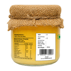 Certified A2 Ghee (300ml), Shuddh Desi Gir Cow Ghee