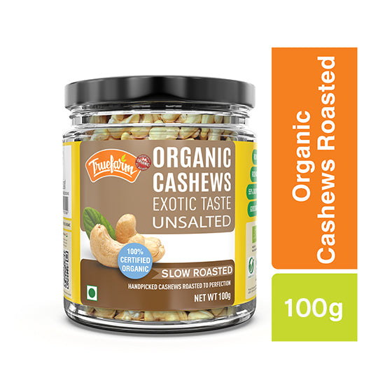 Organic Roasted Cashews (100g)
