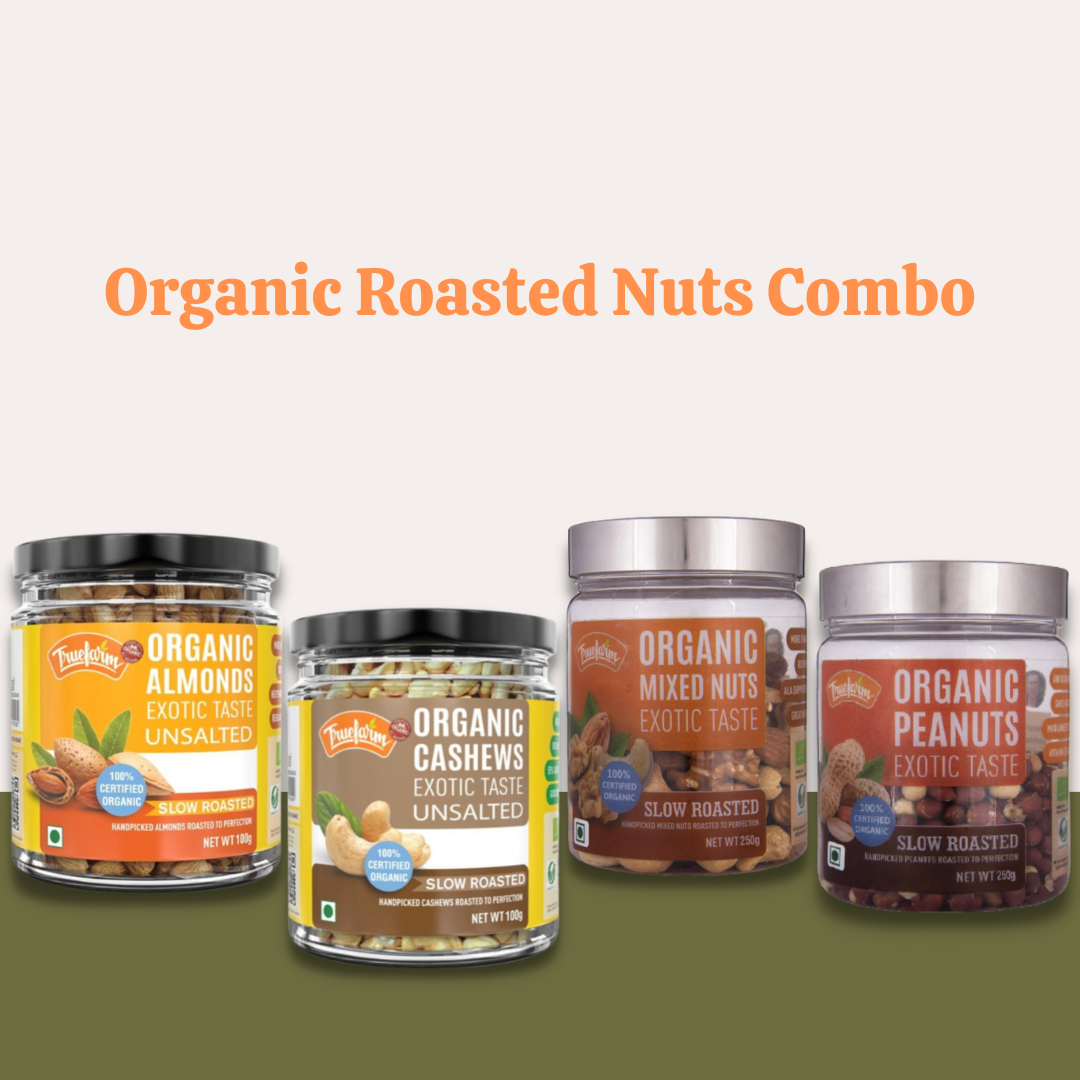 Truefarm Organic Roasted Nuts Combo
